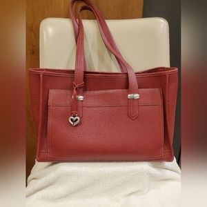 Red, Leather, Brighton Purse